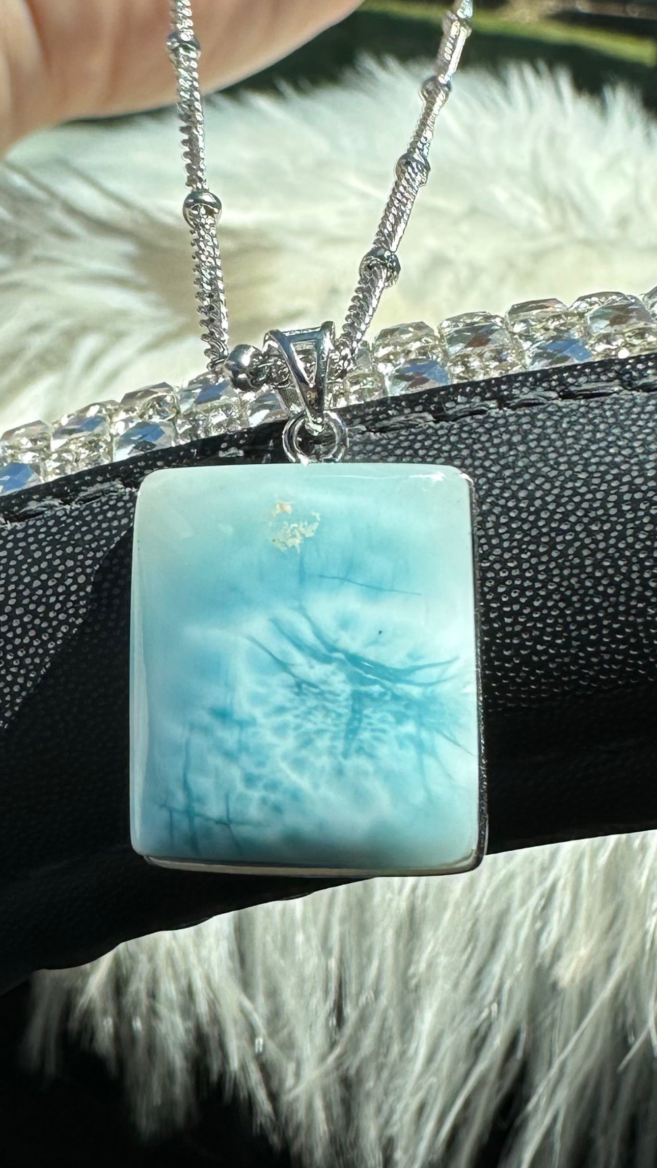 Larimar necklace (s925)