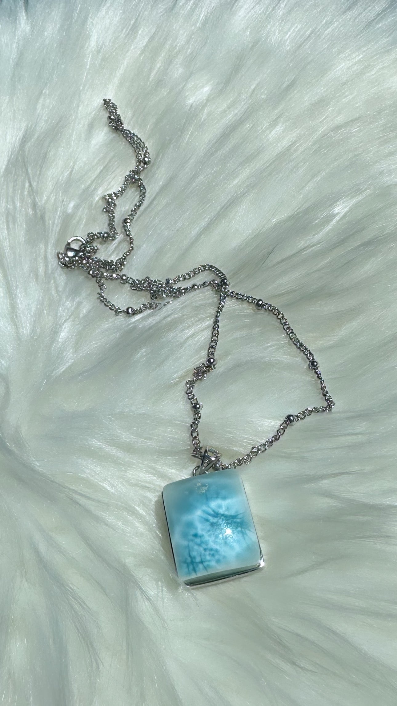Larimar necklace (s925)