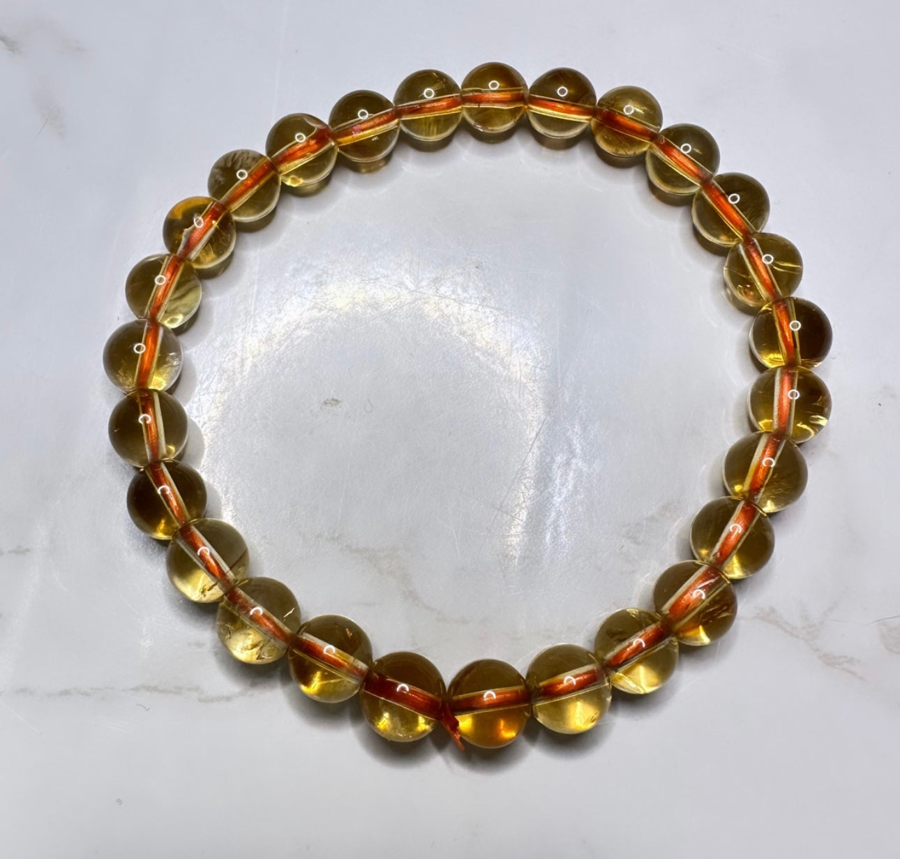 Yellow Citrine bracelet