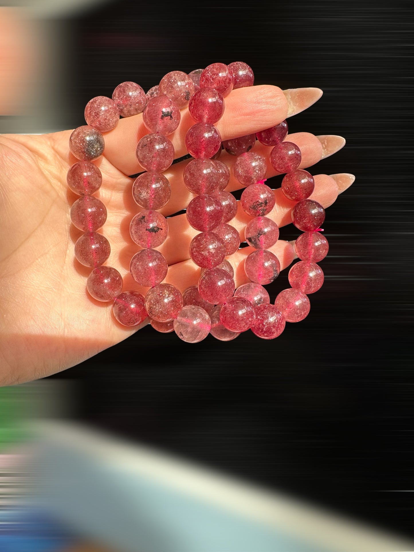 Strawberry quartz (10mm)