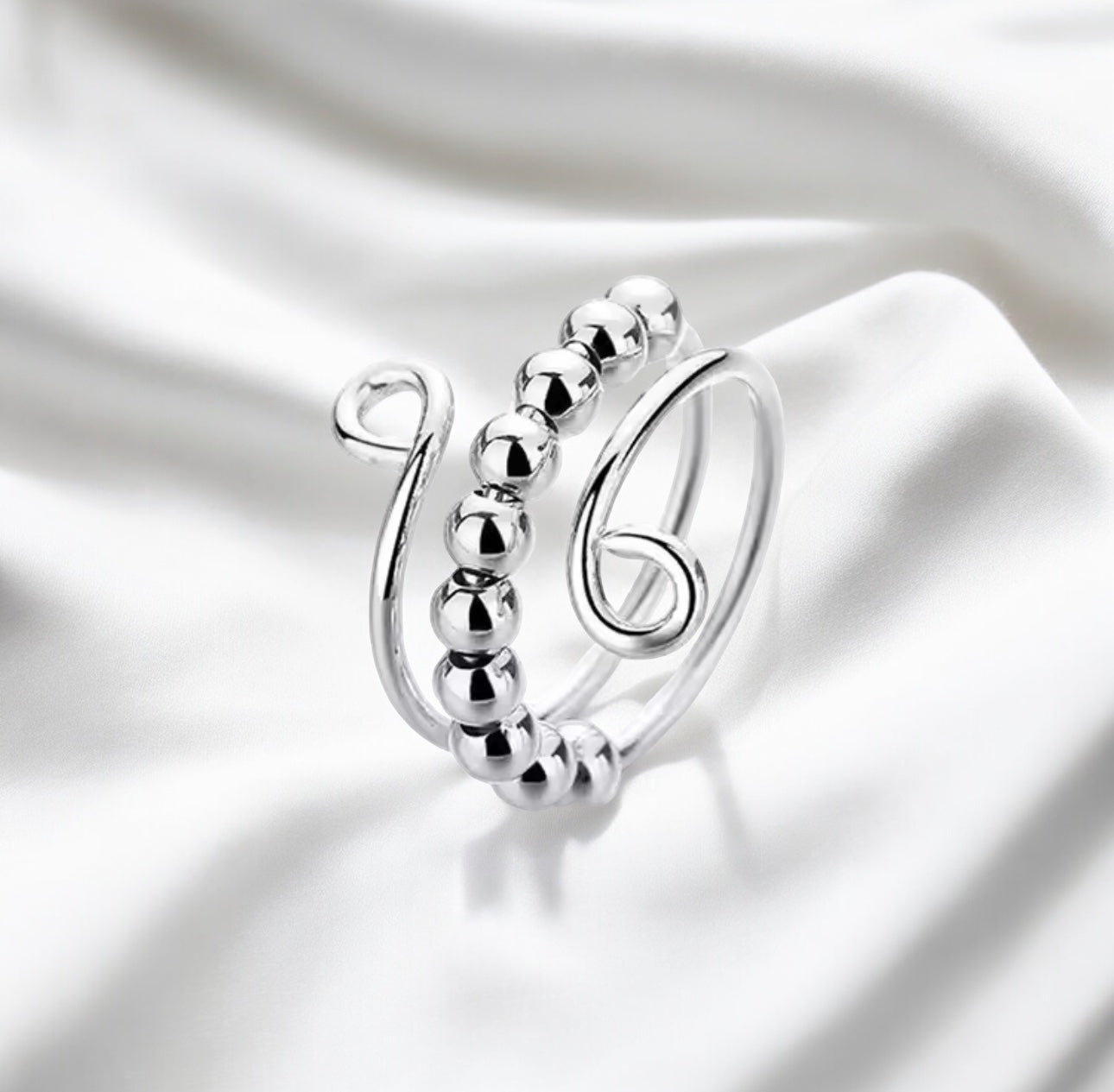 Anxiety ring (silver color)