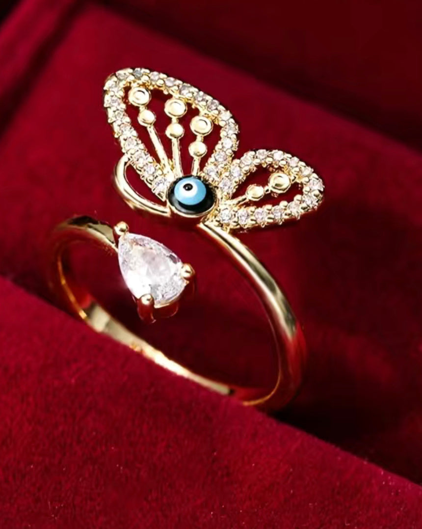 Mariposa ojo ring