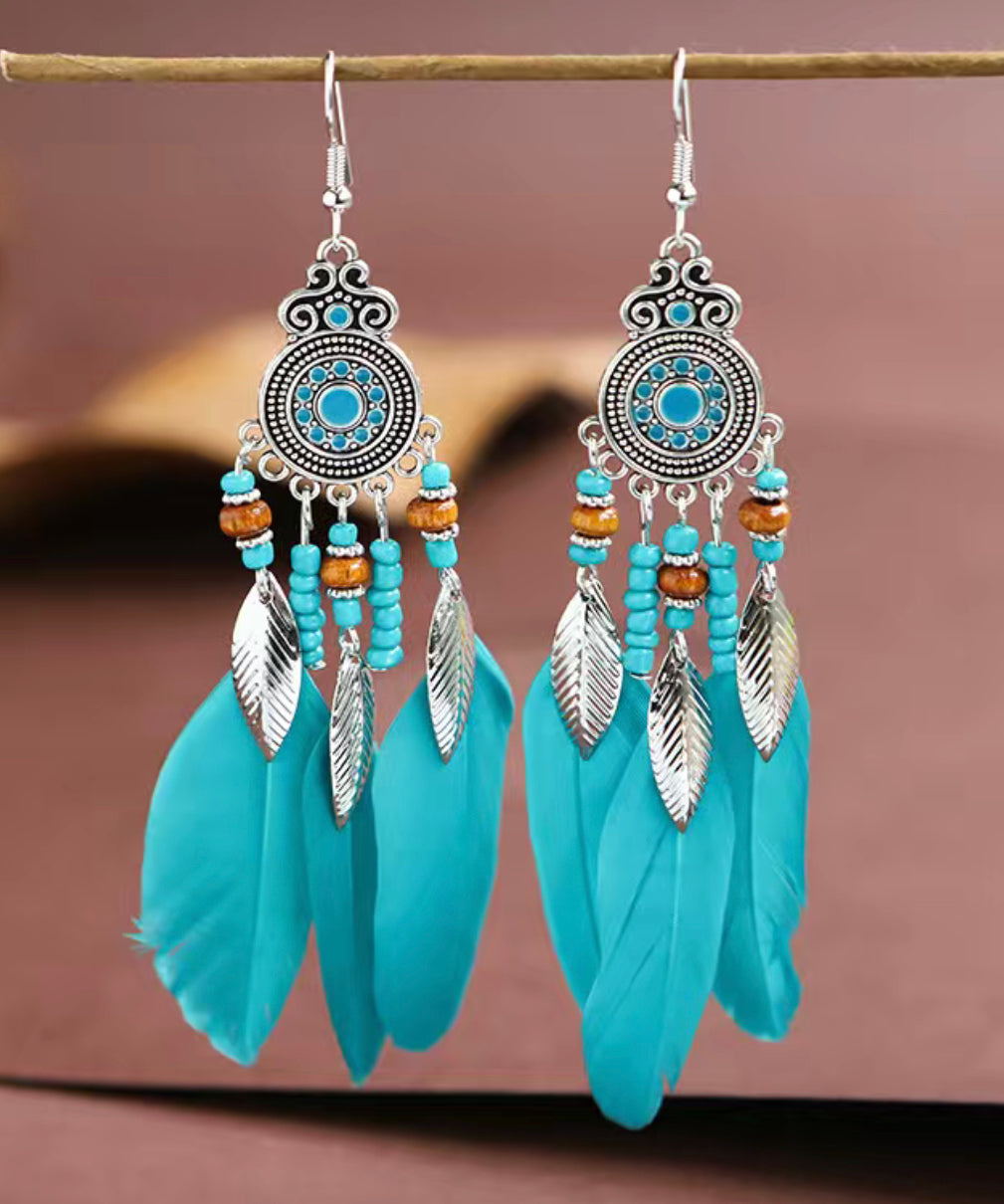 Plumas earings