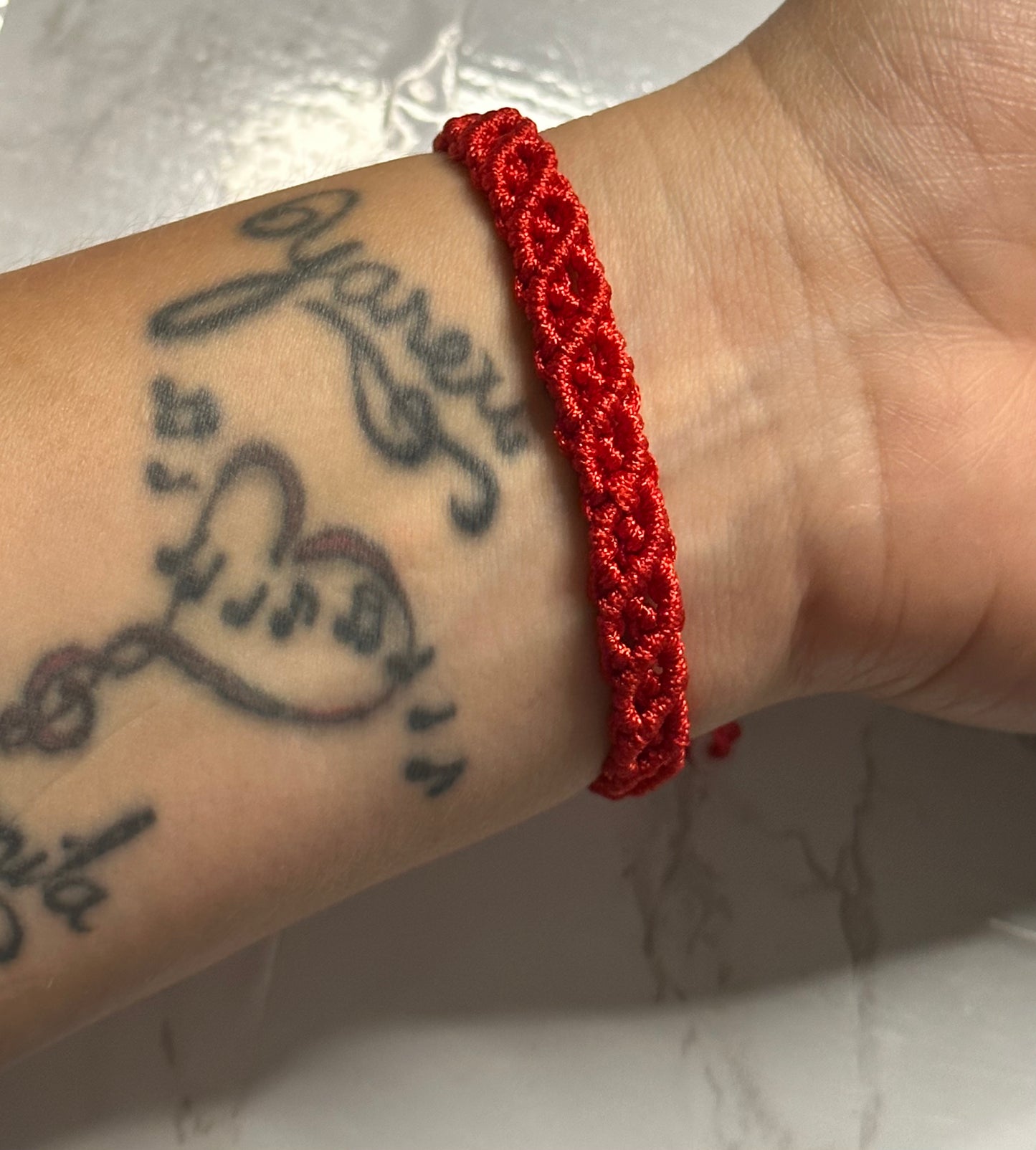Red bracelet