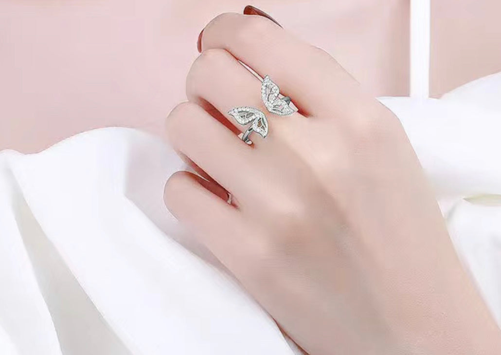 Butterfly copper ring
