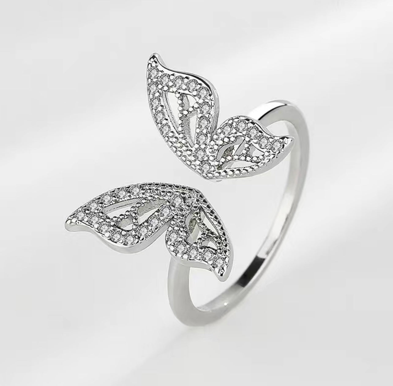 Butterfly copper ring