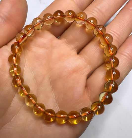 Yellow Citrine bracelet