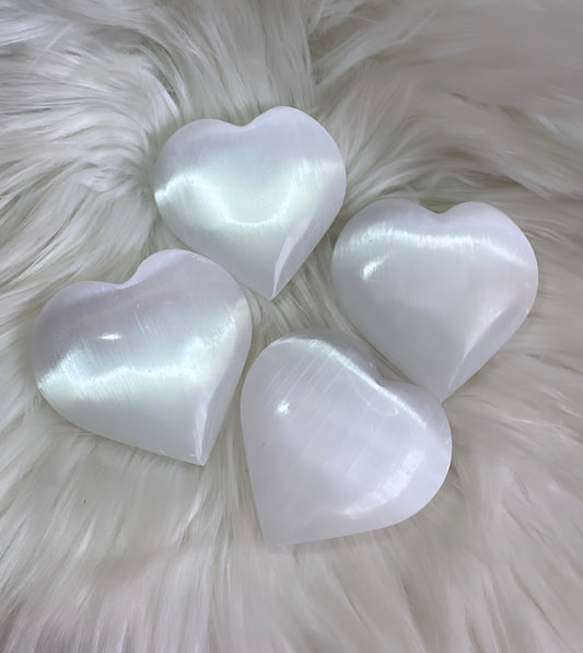Selenite Heart