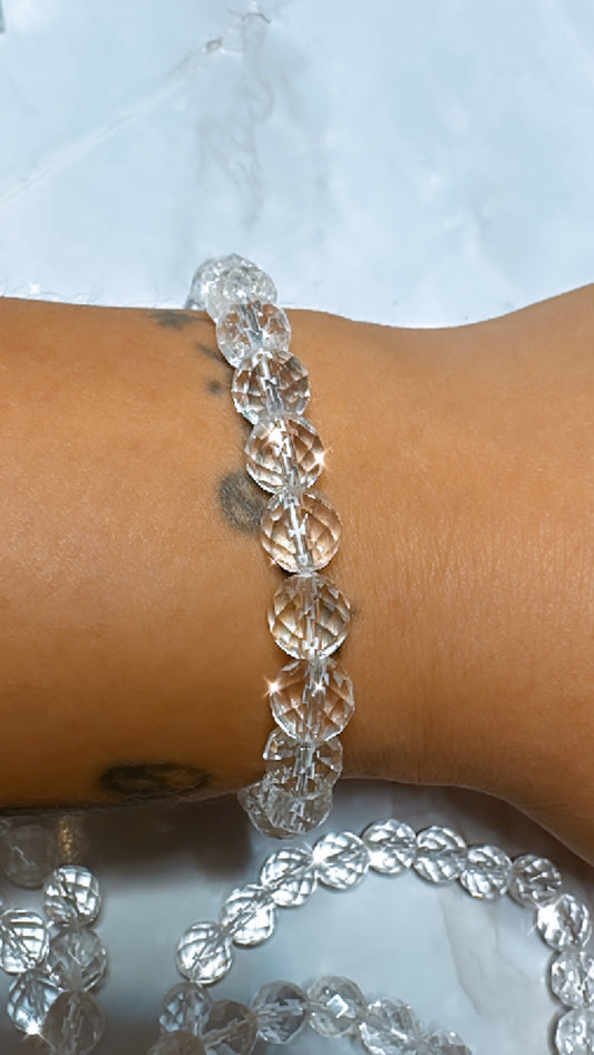 Clear quartz bracelet