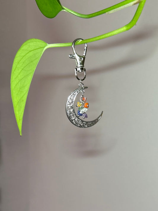 Chakras Moon keychain