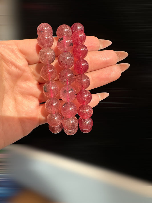Strawberry quartz (10mm)