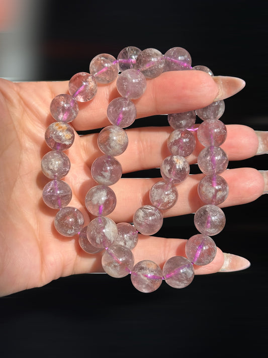 Purple Rabbit hair quartz (10mm)