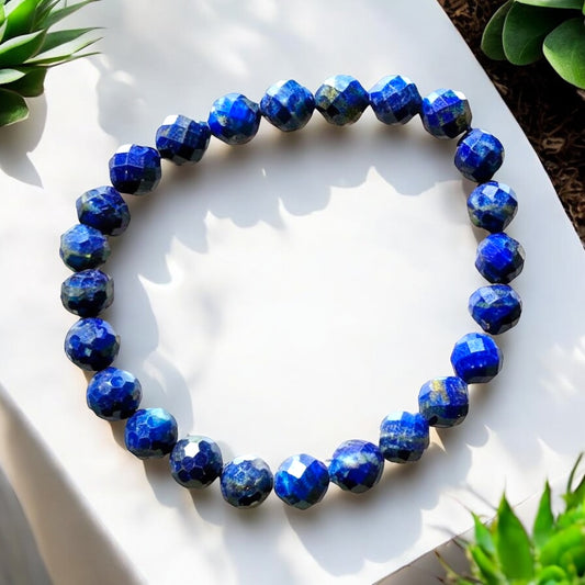 Lapis Lazuli bracelet (faceted)