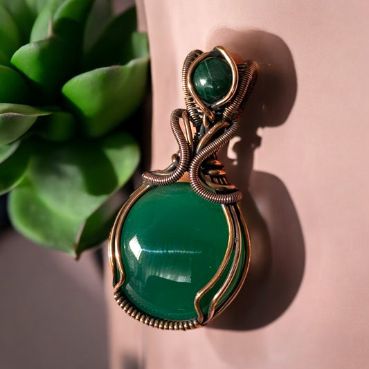 Green Onyx + Malachite