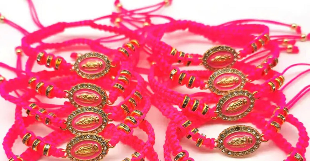 Virgencita bling bracelet