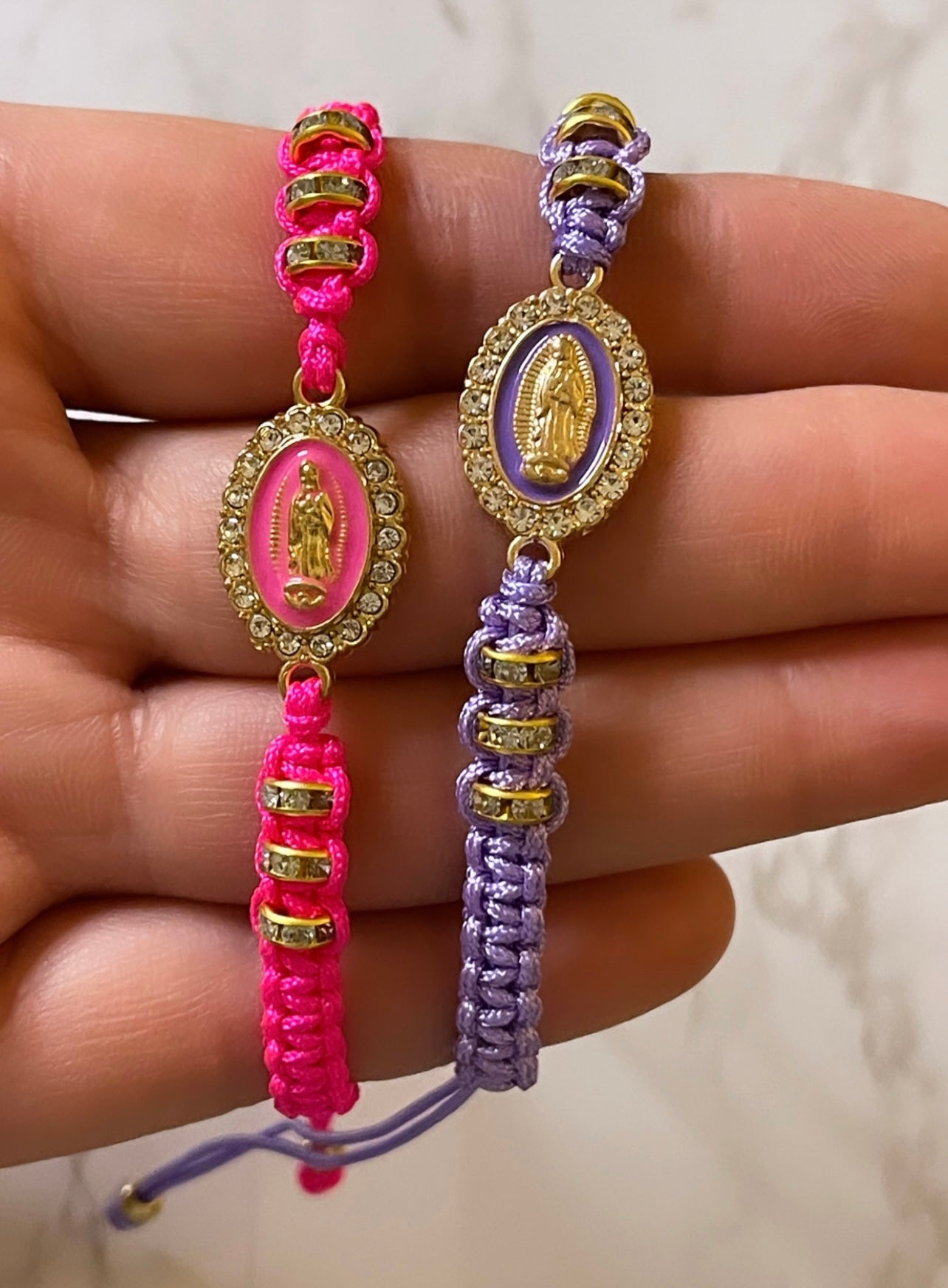 Virgencita bling bracelet